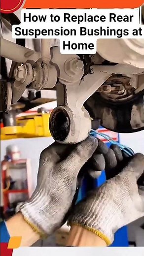How to Replace Rear Suspension Bushings at Home #shortvideo #tips