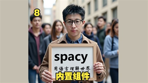 内置组件，通过语言理解世界 自然语言处理 spacy 深入浅出(8)