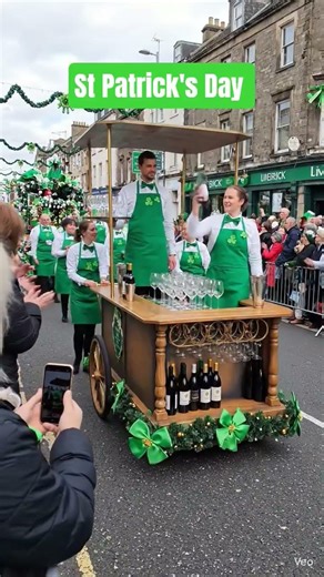 ST Patrick's Day Parade Limerick Highlights #stpatricksday #limerick #shorts #polish