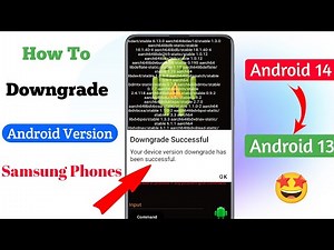 how to downgrade android 14 to 13 samsung | downgrade android 14 to 13 samsung