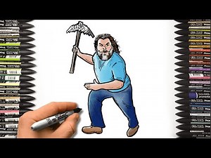 How to Draw Steve from the Minecraft Movie