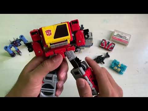 Así se transforma el autobot BLASTER, y EJECT TRANSFORMERS G1 HASBRO