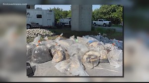 U.S. Coast Guard says pollution from capsized cargo ship is likely in nearby waters