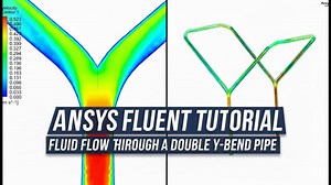 ANSYS Fluent Tutorial: Simulating Air Flow in a Double Y-Bend Pipe –… | Kevin Oge