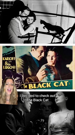 pre-Code horror film recommendation: The Black Cat by Edgar G. Ulmer (1934) #theblackcat #belalugosi #boriskarloff #precode #precodemovies #horrortok #horrormovie #classichorror #movietok #filmtok #moviesuggestion #filmhistory #fyp