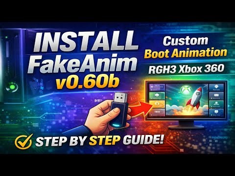 🎬 How to Install FakeAnim v0.60b | Custom Boot Animation (RGH3 Xbox 360)