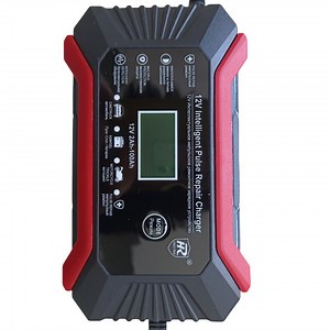 [Hot Item] 12V 6A/Fast Car Battery Charger/Touch Screen/Pulse Repair/for Electric Cars/with AC Port/LCD Display
