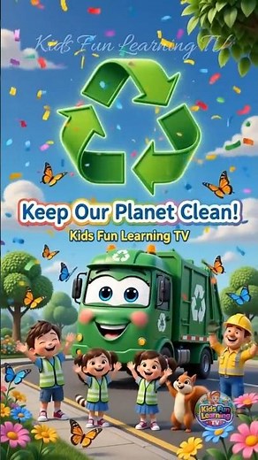 ♻️ Recycle Truck Bus Song 🚛 | Garbage Truck & Recycling for Kids 🌍 | Kids Songs