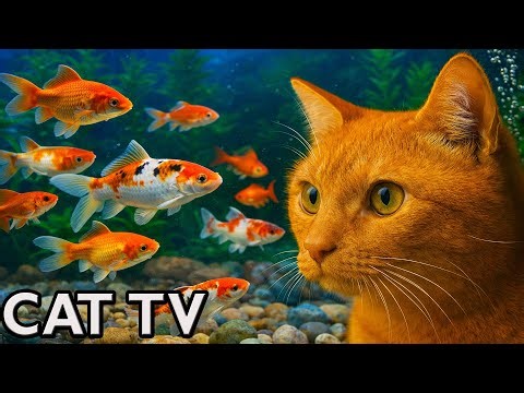🔴 LIVE Cat TV Aquarium | Real Fish for Cats to Watch
