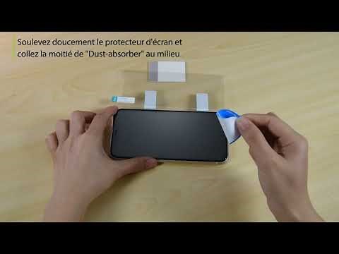 La vidéo détaillée concerne l'installation du protecteur d'écran iVoler