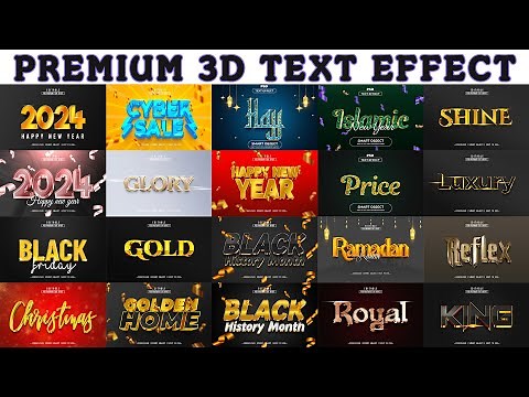 Create AMAZING text effects in Adobe Photoshop - Step-by-Step Tutorial! Part 122