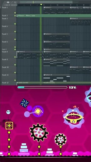 Blast Processing except I had 1 hour to do a cover of it #geometrydash #remix #blastprocessing