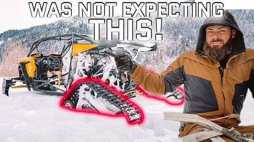 We Put a Porsche Turbo RZR on Snow Tracks - Then Hit DEEP Powder