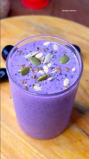 Jamun smoothie | Black Plum Smoothie | Refreshing smoothie recipe