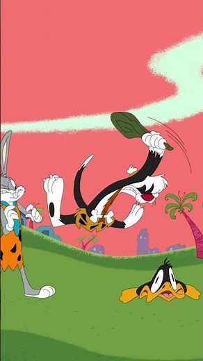 Looney Tunes Become The Flintstones | Boomerang UK #shorts
