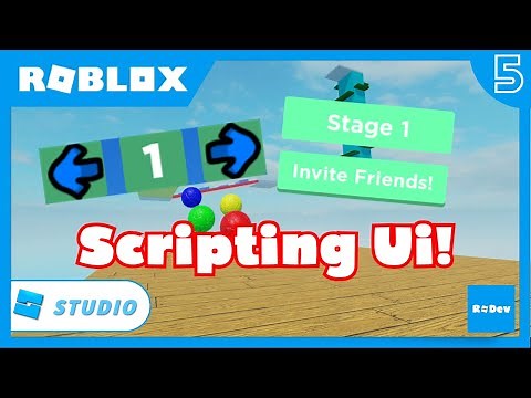 Scripting Ui! How to Make an OBBY Part 5! (Roblox Studio)!