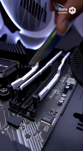 How to Install RAM in 10 Seconds PC Upgrade #Shorts #PCBuild #RAM #HowToInstallRAM #PCUpgrade