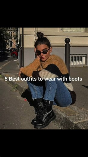 5 best outfits with boots #beauty #trending