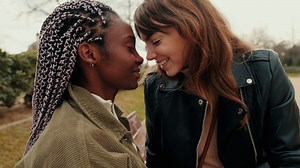 Couple Kissing On Park Bench Stock Footage SBV-352176547 - Storyblocks