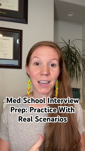 Reading questions isn’t enough. Here’s how to prepare with real interview scenarios. #premed