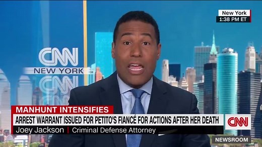 159K views · 959 reactions | An arrest warrant has been isused for Gabby Petito's fiancé, Brian Laundie, for his actions after her death. Criminal defense attorney Joey Jackson breaks down what could happen once information is brought to a grand jury. | CNN | Facebook