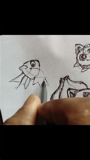 Floppy Fish! Drawing Magikarp ✍️ #Shorts