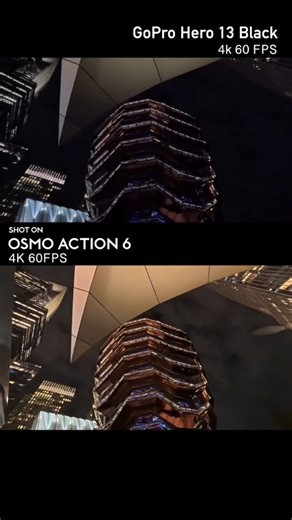 Who WINS!? 🚀 DJI Action 6 vs GoPro Hero 13 Black #actioncamera #djiosmoaction6 #goprohero13 #osmoaction6 #nightshot | Drex Lee