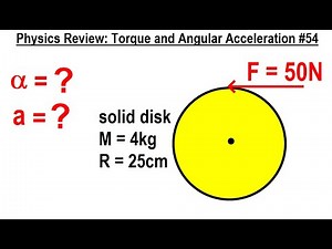 Physics Review: Torque and Angular Accelertion #54