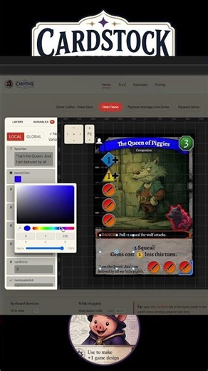 Cardstock.Studio - Introduction to a powerful Card & Component designer for Tabletop Game Developers