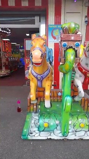 Ital-Resina Double Pony Kiddie Ride