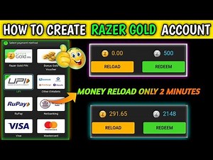 How To Create Razer Gold Account 😍 | Razer Gold Account Me Money Reload Kaise Kare 2024