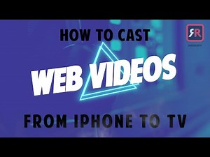 How To Screen Mirror Web Videos To TV From iPhone or iPad to Samsung, Roku, Chromecast, LG, Sony etc