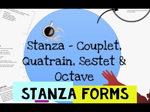 Series about Poetry Analysis. Lesson 3 Stanza forms Part 1: Couplet and Triplet. 1st year