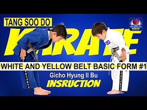 Giecho Hyung Il Bu (기초형일부) | Basic Form #1 American Tang Soo Do - Step by Step Instruction