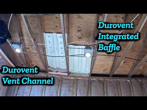 Durovent Integrated Baffle VS. Durovent Vent Channel with Installation