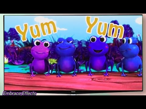 Four Little Speckled Frogs Eating Some Delicious Bugs Compilation Sponsored by Preview2Eff 😊🥰🥰