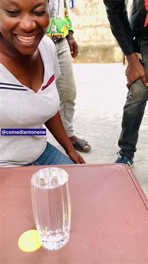 Try not to spill the water challenge ‘2. interesting and most suspenseful #game you will see on the internet.. | Comedian Tonene
