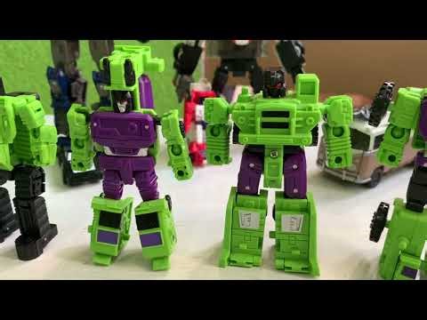 This is how the CONSTRUCTICONS are transformed into DEVASTATOR, TRANSFORMERS G1 HASBRO