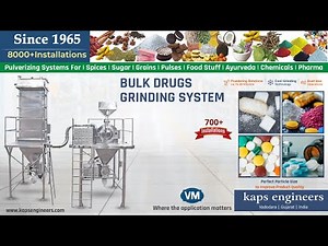 Drug Powder Processing Equipment | Industrial Drug Pulverizer Machine #DrugGrindingMachine