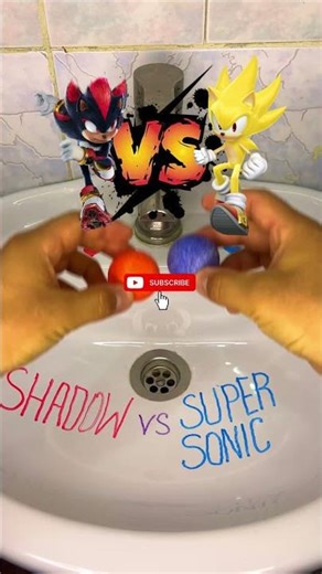 Shadow vs Super Sonic Battle#shorts #battle#sonic