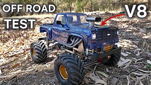 44cc RC V8卡车最终升级！更长齿比、传动轴等