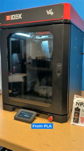 MatterHackers on Instagram: "Launching Today! The all-new Vision Miner 22 IDEX V4 has officially arrived — a high-temperature, industrial-grade 3D printer built to dominate engineering and production workflows. With dual independent extruders, a 500 °C hot end, 250 °C build plate, and heated chamber over 100 °C, it effortlessly prints everything from PLA and Nylon CF to PEEK, PEKK, and ULTEM™ for aerospace-level parts, tooling, and end-use production. Get yours today from MatterHackers and make