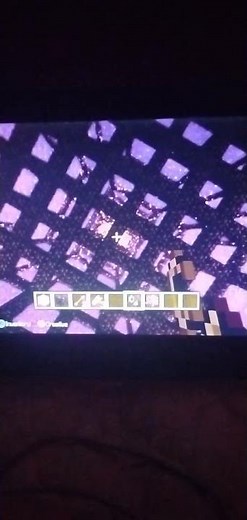 me building VERY useless creation in PS3 Minecraft (on 480i composite ps3)