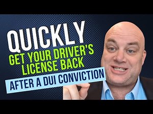 QUICKEST way to get license back after a DUI - Michigan Lawyer in Hillsdale & Branch County