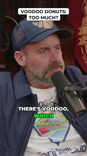 Voodoo Donuts are HUGE! One donut is a whole meal. Need half-size options ASAP. #foodreview #voodoodonuts #donuts #foodie #funny #relatable