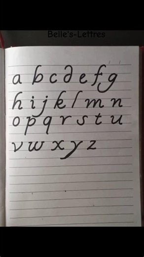 Italic script small letters #calligraphy #handwriting #shorts #art