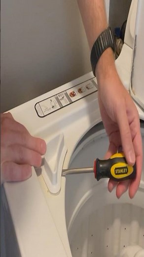 Fix Clogged Bleach Dispenser on Washer / washing machine #shorts #diy