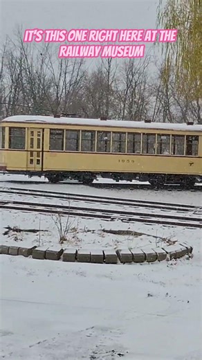 This is the last tram line running in Montreal!
