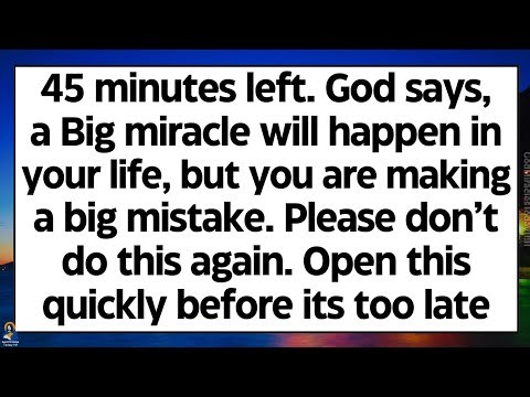 🧾God says, a big miracle will happen in your life, but you are making a big mistake. Please don’t do