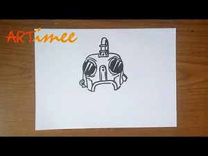 How to Draw a Gas Mask